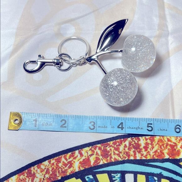 Silver Cherry Keychain - Picture 4 of 4